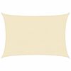 vidaXL Solsegel 160 g/m&sup2; gr&auml;ddvit 5x6 m HDPE