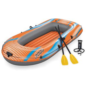 Bestway Uppbl&aring;sbar b&aring;t Orange 246 x 122 cm PVC