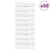 vidaXL Premium Tv&auml;tthanddukar SOLUND 50 st Vita 30x30 cm 600 g/m&sup2;