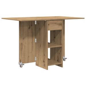 vidaXL Matbord 115 x 70 x 75 cm Konstruerat tr&auml; Artisan-ek Rektangul&auml;r