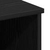 vidaXL Nattduksbord 2 pcs Svart Ek 50 x 32 x 60 cm Konstruerat tr&auml;