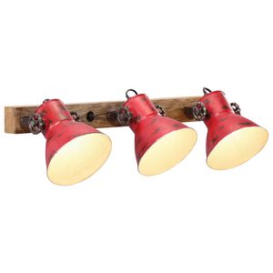 vidaXL V&auml;gglampa 25 W n&ouml;tt r&ouml;d 65x25 cm E27