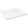 vidaXL Duschkar fyrkantigt ABS vit 80x80 cm