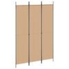 vidaXL Rumsavdelare 6 paneler svart 300x220 cm tyg