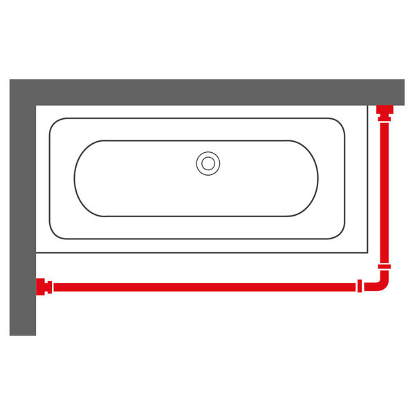 Sealskin Duschdraperist&aring;ng vit