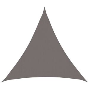 vidaXL Sols&auml;tt segel Triangul&auml;r 2 x 2 x 2 m HDPE Ljusgr&aring;