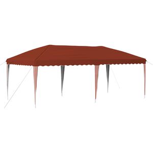vidaXL Pop-up Partyt&auml;lt 575 x 290 x 245 cm Terracotta