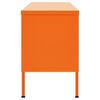 vidaXL Tv-bänk orange 105x35x50 cm stål