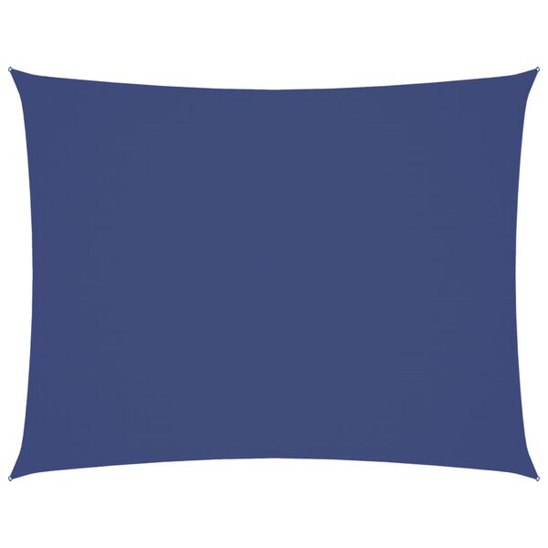 vidaXL Solsegel oxfordtyg rektangulärt 3,5x4,5 m blå