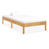 vidaXL S&auml;ngram utan madrass massiv ek 90x200 cm
