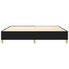 vidaXL Boxspring-s&auml;ngram svart 200x200 cm tyg