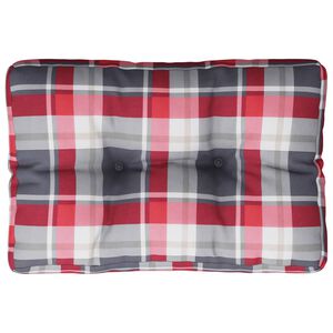 vidaXL Palldyna r&ouml;drutig 60x40x12 cm tyg