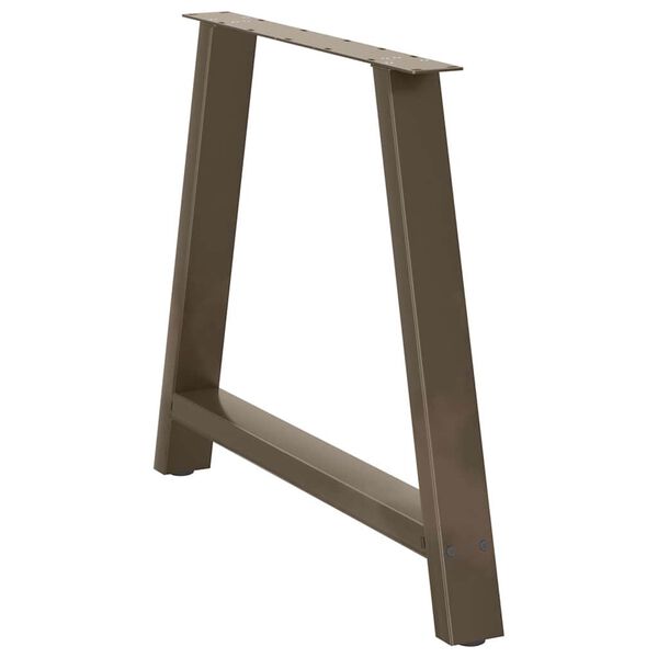 vidaXL Matbordsben A-formade 2 st 100x(72-73) cm st&aring;l