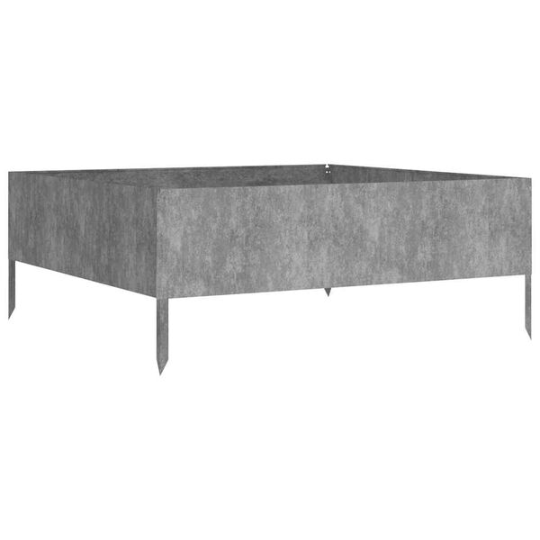 vidaXL Odlingsl&aring;da upph&ouml;jd 100x100x41 cm rosttr&ouml;gt st&aring;l