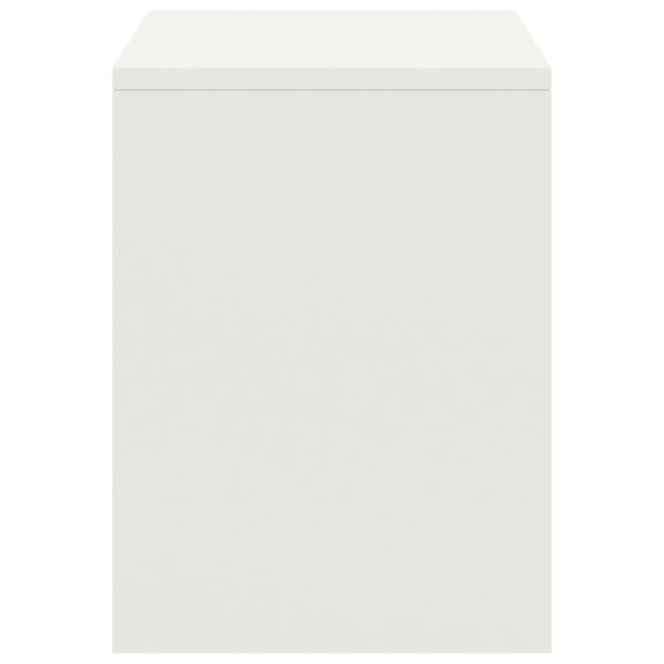 vidaXL S&auml;ngbord 2 st vit 35x30x40 cm massiv furu