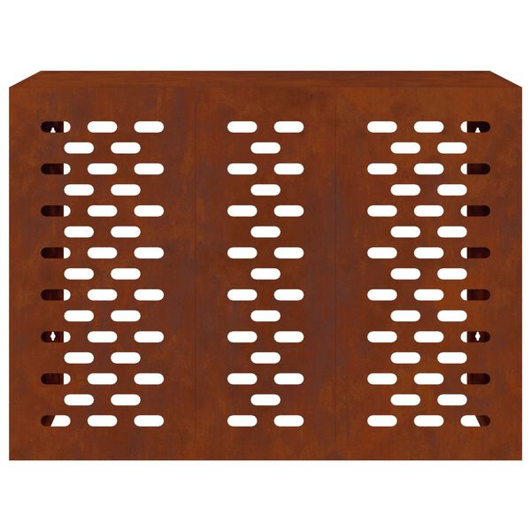 vidaXL T&auml;ckning f&ouml;r Luftkonditionering Rostig 110 x 50 x 80 cm