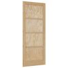 vidaXL Inredningsd&ouml;rr 86 x 211 cm Plywood Naturlig