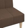 vidaXL Bäddsoffa 2-sits brun tyg