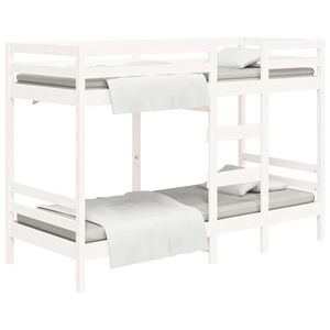 vidaXL V&aring;ningss&auml;ng vit 80x200 cm massiv furu