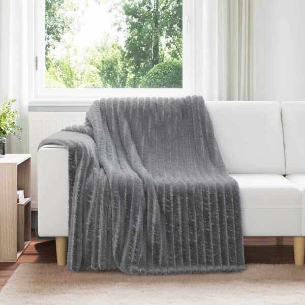 vidaXL Filtar 6 pcs M&ouml;rkgr&aring; 200 x 150 cm Fleece