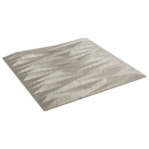 vidaXL V&auml;ggpaneler 12 st 50 x 50 cm Stone Betong XPS Skum