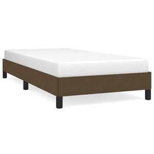 vidaXL S&auml;ngram utan madrass m&ouml;rkbrun 80x200 cm tyg