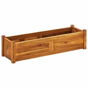 vidaXL Bloml&aring;da upph&ouml;jd akaciatr&auml; 100x30x25 cm