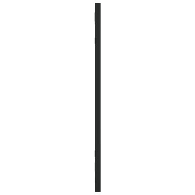 vidaXL Väggspegel svart 20x50 cm rektangulär järn