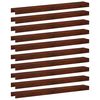 vidaXL Topprofil f&ouml;r rabattkant 10 st 100 x 15 x 5 cm
