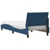 vidaXL Bed with Mattress "Hanko" Blue 90x200 cm Fabric