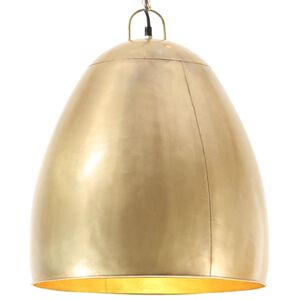 vidaXL H&auml;nglampa industriell 25 W m&auml;ssing rund 42 cm E27