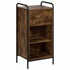 vidaXL Sideboard R&ouml;kt ek 97 x 33 x 81 cm Konstruerat tr&auml;
