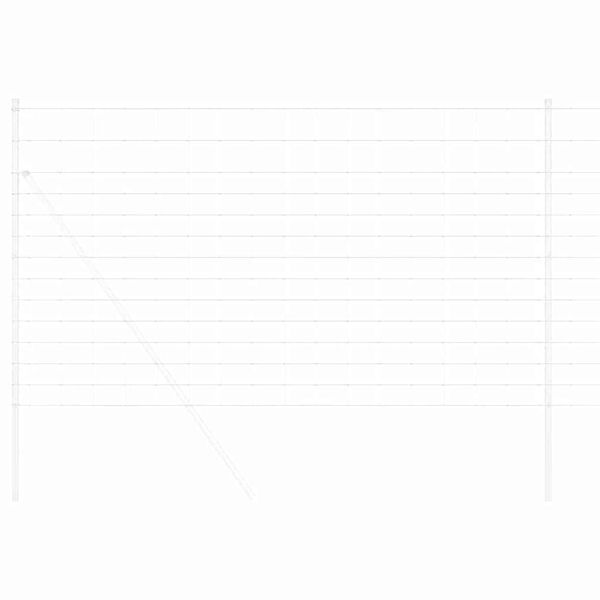 vidaXL St&auml;ngsel f&ouml;r &aring;ker / &auml;ng Silver 50 x 1,4 m Galvaniserat st&aring;l