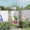 vidaXL Pergola för klätterväxter mörkgrön