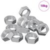 vidaXL Sexkantig mutter 23377 st Silver Metall