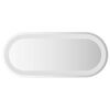 vidaXL Badrumsspegel LED 70x30 cm oval
