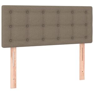 vidaXL S&auml;nggavel taupe 100 x 5 x 78/88 cm tyg