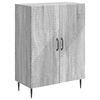 vidaXL Sideboard Gr&aring; sonoma-ek 66 x 34,5 x 89,5 cm Konstruerat tr&auml;