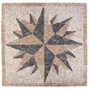 vidaXL Mosaikplattor Vindm&ouml;nster Flerf&auml;rgsdesign 120 x 120 cm Marmor