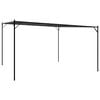 vidaXL Paviljong antracit 4x4 m 180 g/m&sup2; tyg och st&aring;l