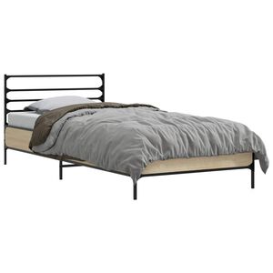 vidaXL S&auml;ngram Sonoma-ek 80 x 200 cm Konstruerat tr&auml;