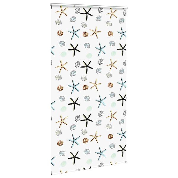 vidaXL Duschrullgardin med kassett 120x240 cm tyg bredd 116 cm