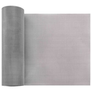 vidaXL N&auml;tduk 20 x 2000 cm 60 Mesh Rostfritt st&aring;l 201 Silver