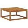 vidaXL Utomhus modulsoffa Naturf&auml;rg 115 x 83 x 73 cm Massivt Akaciatr&auml;