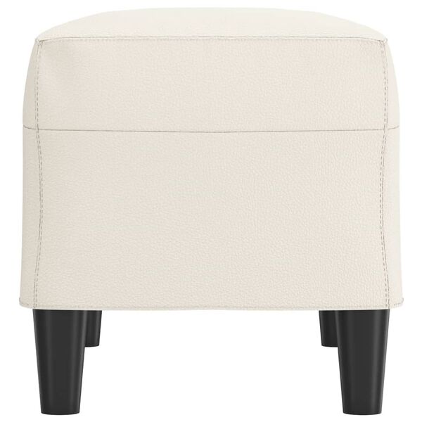 vidaXL B&auml;nk gr&auml;ddvit 70x35x41 cm konstl&auml;der