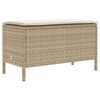 vidaXL Tr&auml;dg&aring;rdspall Beige och gr&auml;ddf&auml;rgad 80 x 38 x 42 cm PE Rattan
