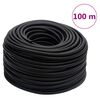 vidaXL Luftslang hybrid svart 0,6" 100 m gummi och PVC