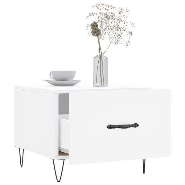 vidaXL Soffbord svart 50x50x40 cm konstruerat tr&auml;