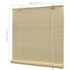 vidaXL Rullgardin i bambu 120 x 160 cm natur