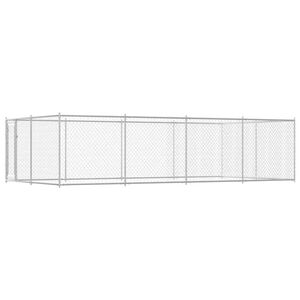 vidaXL Hundg&aring;rd f&ouml;r utomhusbruk 7,6x3,8x1,9 m